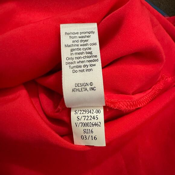 ATHLETA Martinique Dress Colorful Ikat Sleeveless Tasseled Hippie Summer - Picture 10 of 12